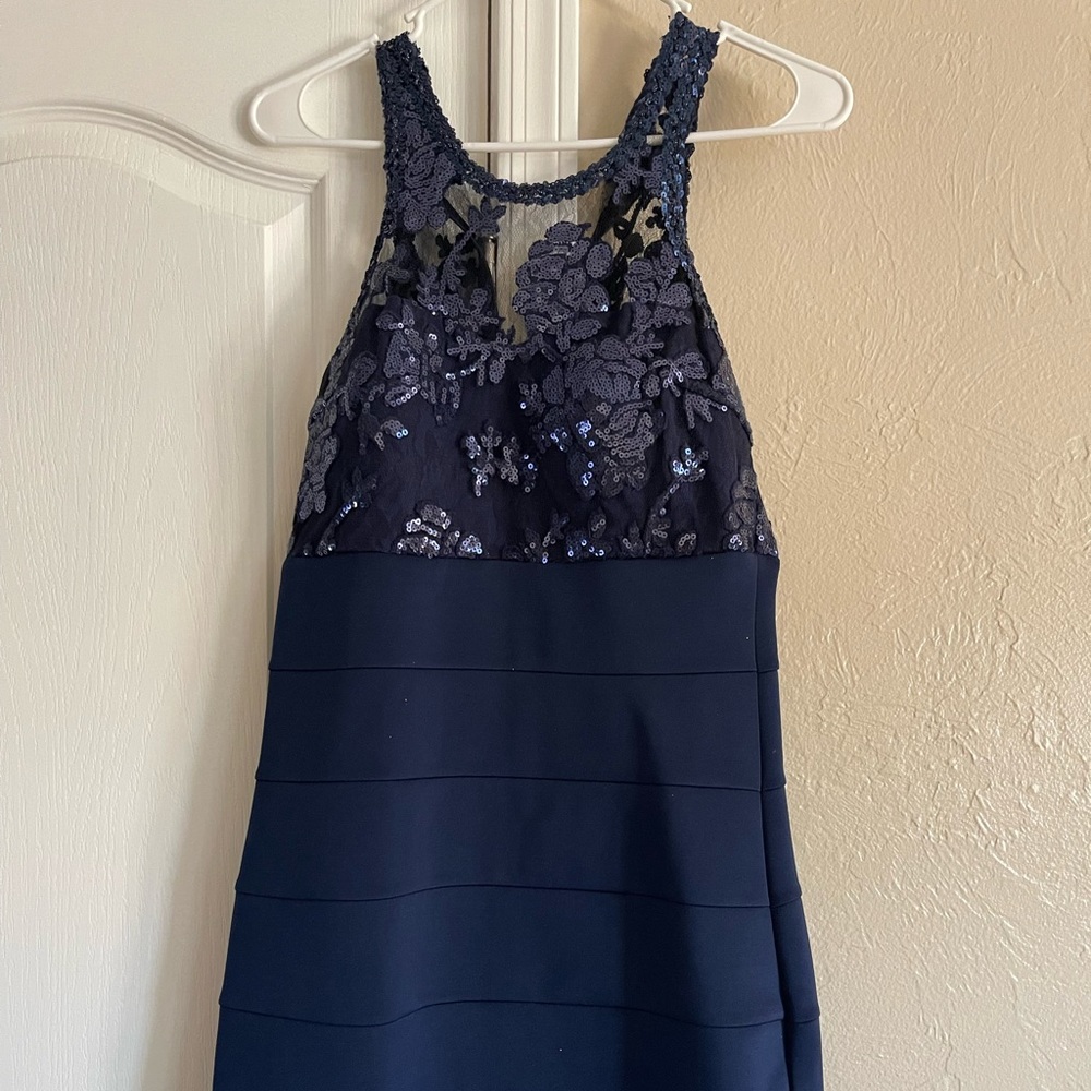 Navy blue dress
